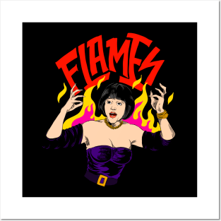 Flames Posters and Art